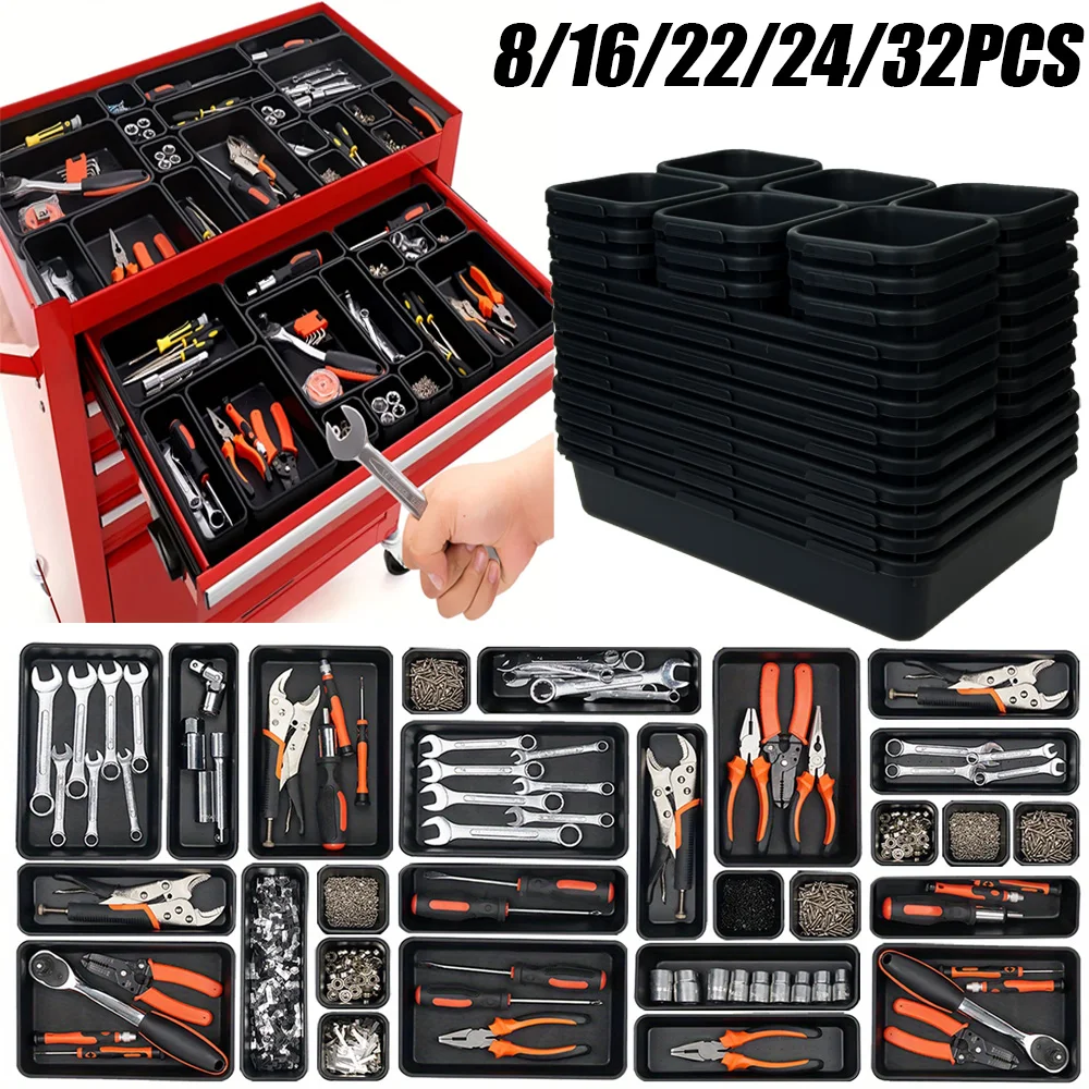 8/22/32pcs Tool Organizer Box  - огляд і ціна Drawer Organizer Peg