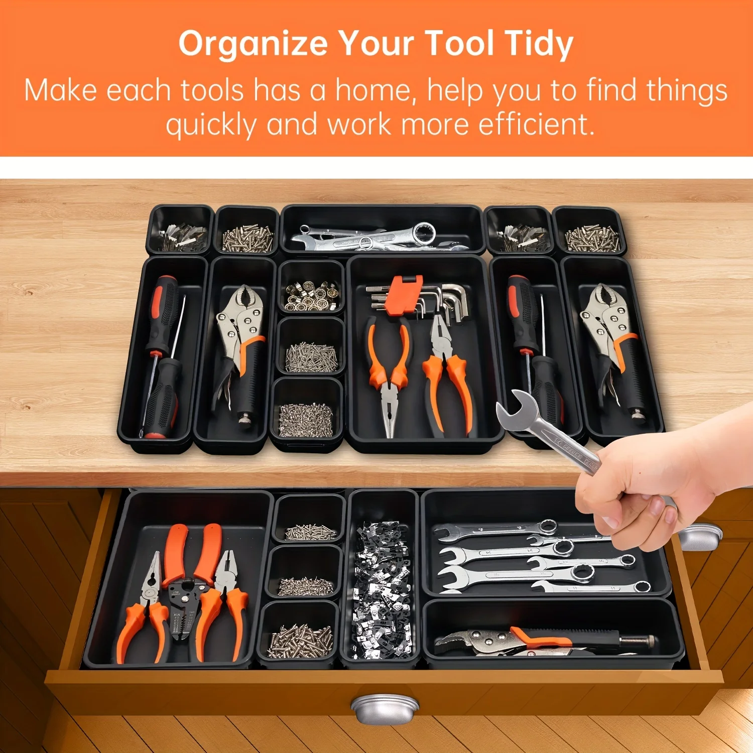 8/22/32pcs Tool Organizer Box  - огляд і ціна Drawer Organizer Peg