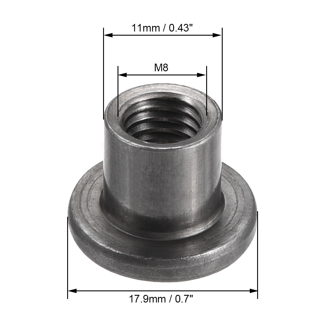 30Pcs M8 M10 Carbon Steel Roun - огляд і ціна Furniture Hardware Threaded Inserts
