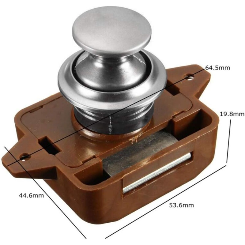 Camper Car Push Lock 20mm RV C - огляд і ціна Furniture Hardware Lock