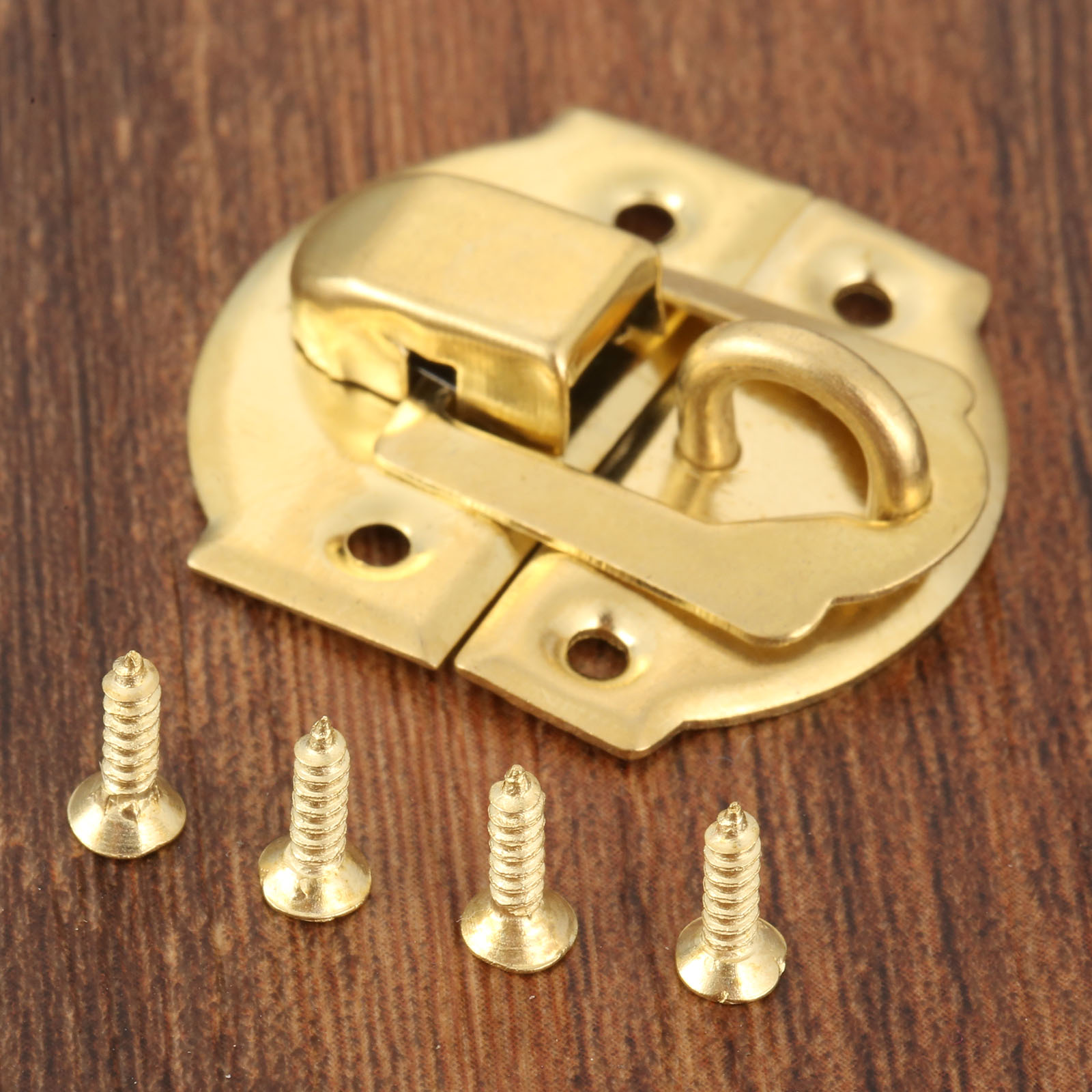 10pcs Golden Box Latch Clasps  - огляд і ціна Furniture Hardware Screws
