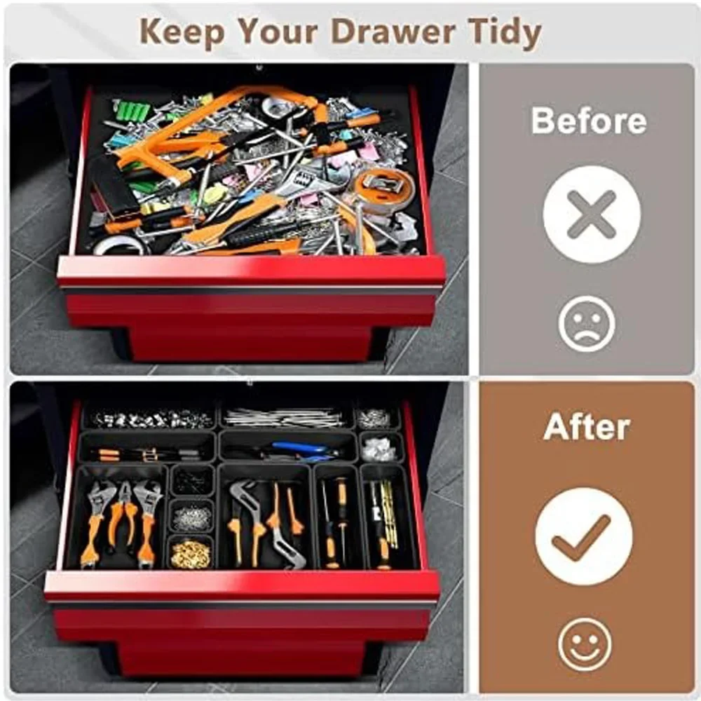 32PCS Desk Drawer Organizers 3 - огляд і ціна Drawer Organizer Peg