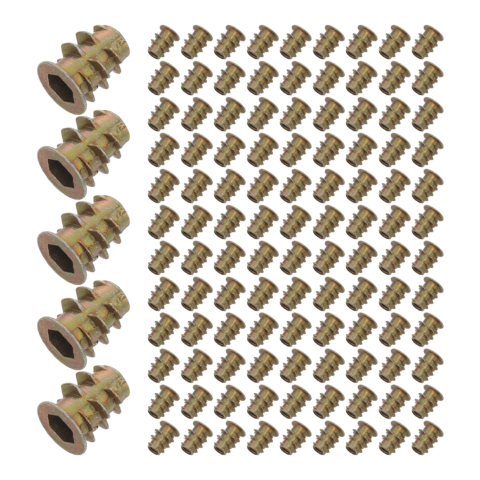 200Pcs M4x10mm Hex Socket Flan - огляд і ціна Furniture Hardware Threaded Inserts