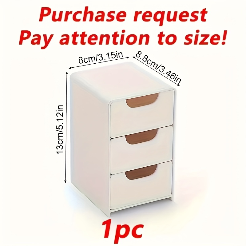 1pcs Chic 3-Tier Desk Organize - огляд і ціна Drawer Organizer Peg