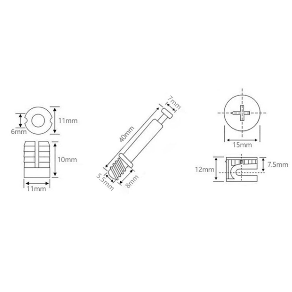 3 in 1 Dowel Jig Screw furnitu - огляд і ціна Furniture Hardware Screws