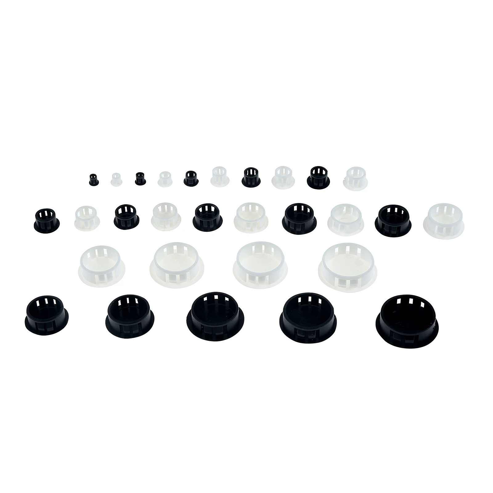 50Pcs Black/White Round Plasti - огляд і ціна Furniture Hardware Connectors