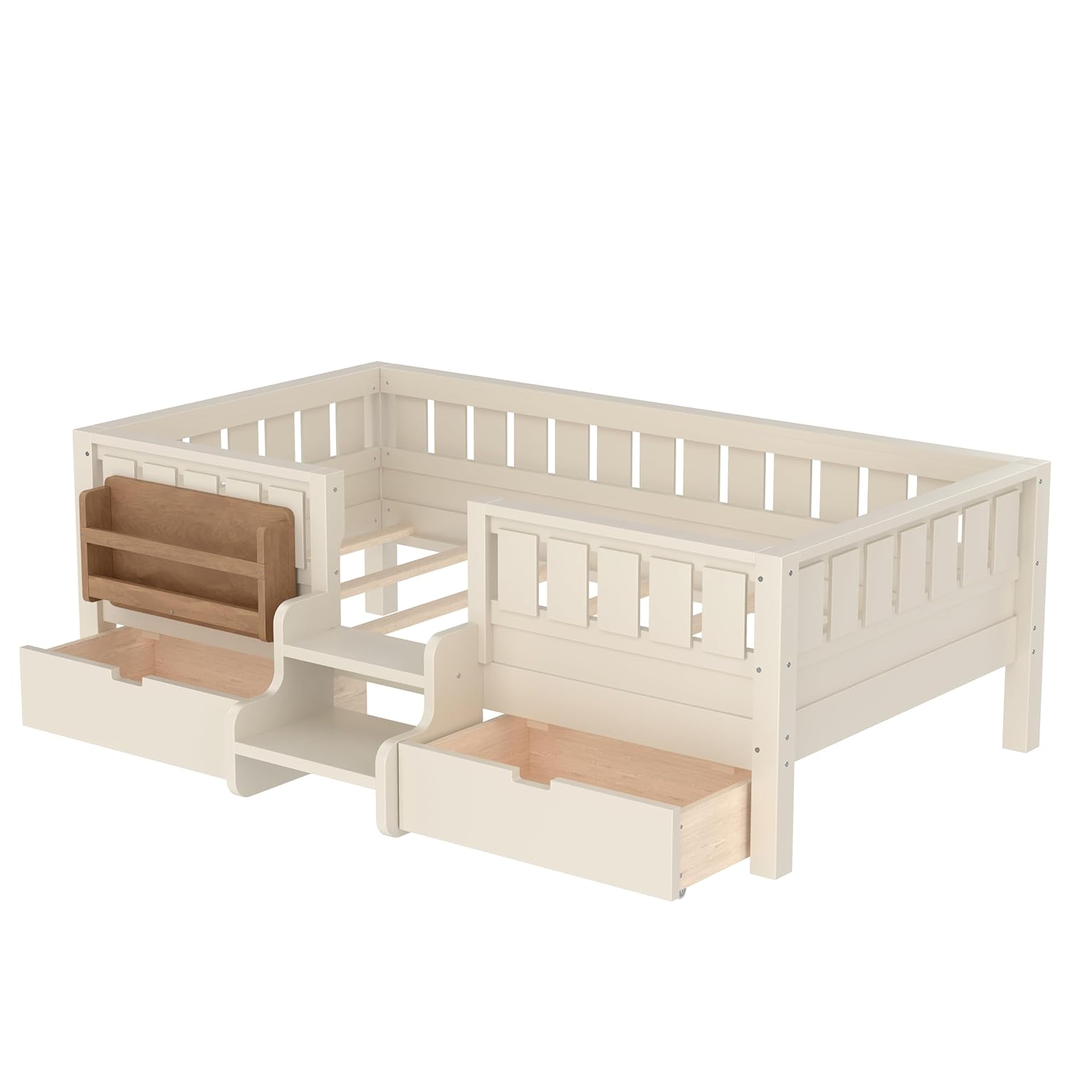 Twin Kids Bed with High Rails  - огляд і ціна Drawer Slide Pair