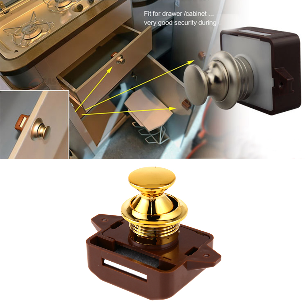 1PC Mini Push Lock Button Catc - огляд і ціна Furniture Hardware China
