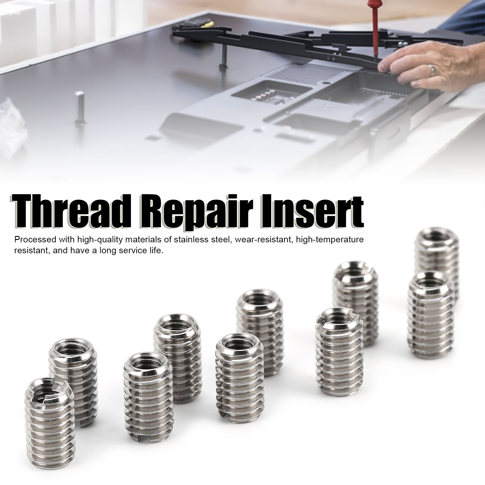 10Pcs Reducer Nuts Male Female - огляд і ціна Furniture Hardware Threaded Inserts