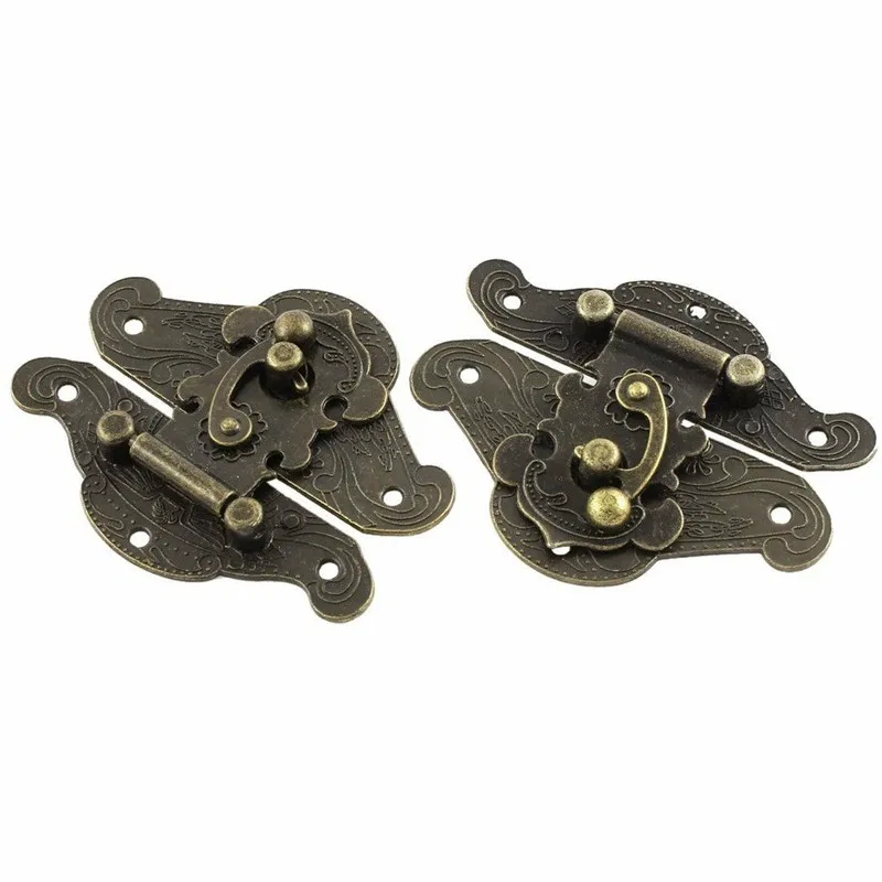 5-20pcs Vintage Metal Hasp Lat - огляд і ціна Furniture Hardware Screws