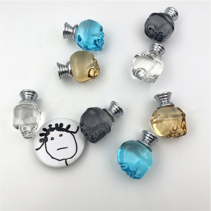 LCH  Clear Crystal Skull Shape - огляд і ціна Unique Furniture Hardware