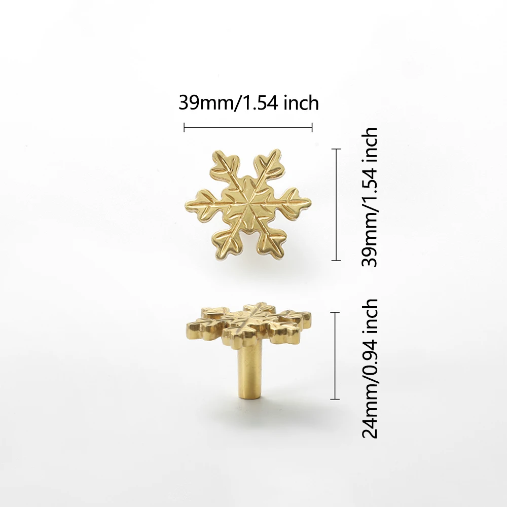 Snowflake Brass Cabinet Door K - огляд і ціна Unique Furniture Hardware
