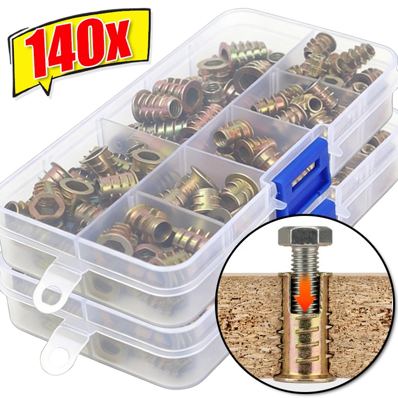 Heavy Duty Threaded Insert Nut - огляд і ціна Furniture Hardware Threaded Inserts