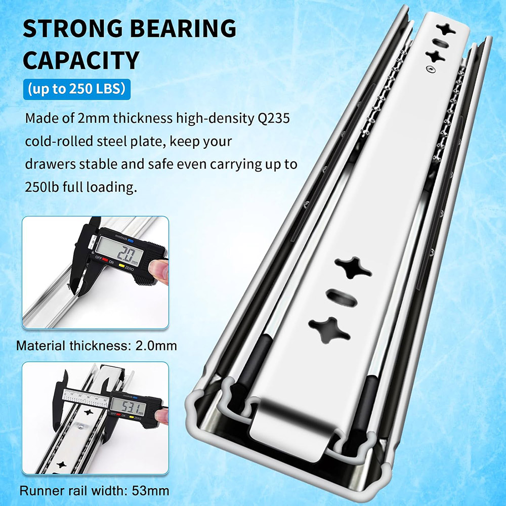1 Pair Heavy Duty Drawer Slide - огляд і ціна Drawer Slide Pair