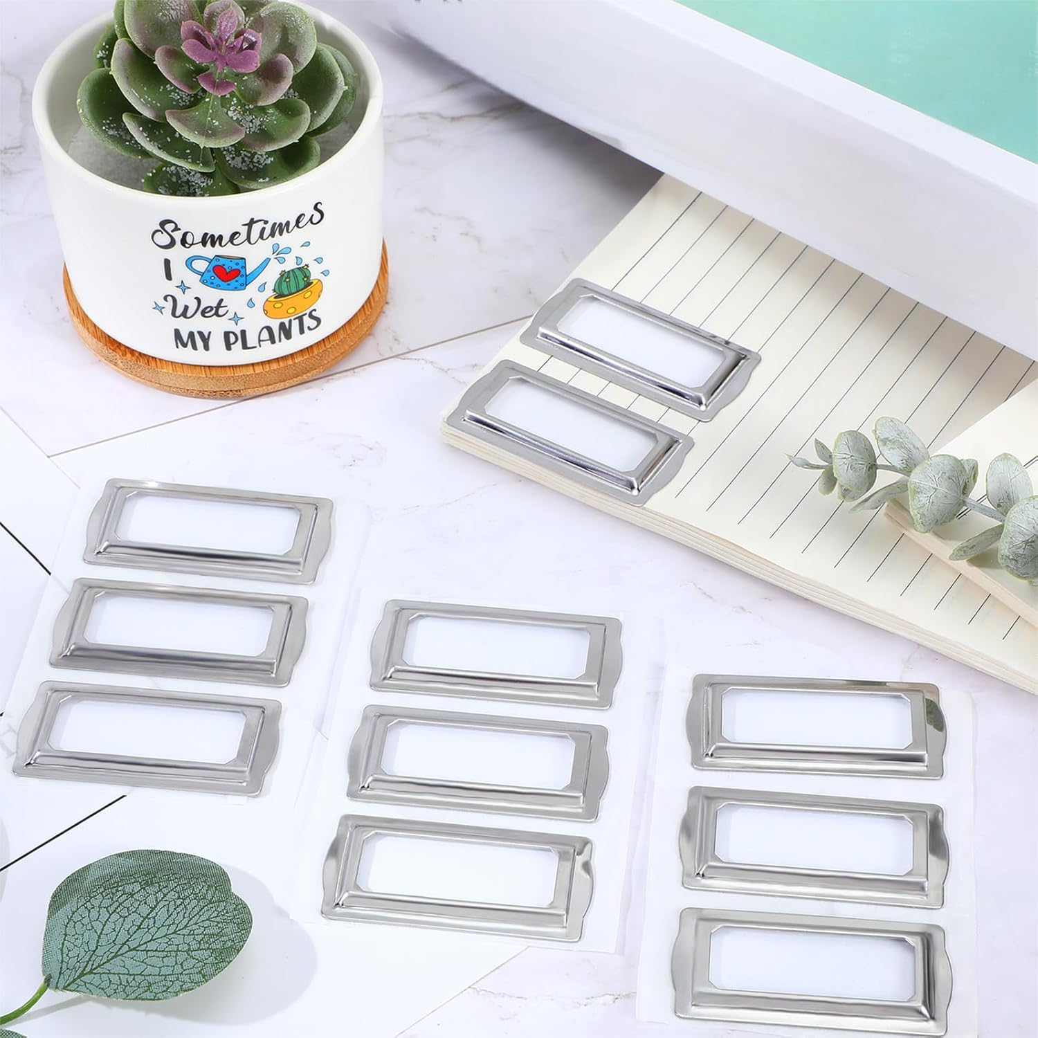 Self Adhesive Metal Bookplates - огляд і ціна Drawer Organizer Peg